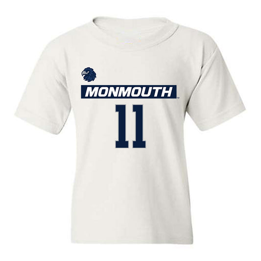 Monmouth - NCAA Men's Lacrosse : Matt Schneider - Replica Shersey Youth T-Shirt-0