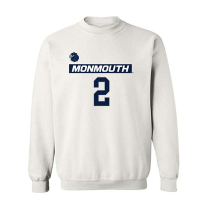 Monmouth - NCAA Men's Lacrosse : Matt Dollive - Replica Shersey Crewneck Sweatshirt-0