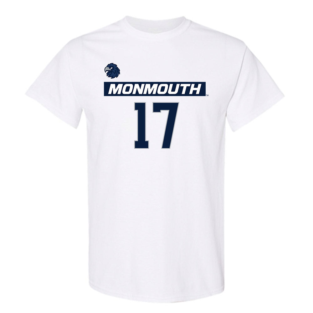 Monmouth - NCAA Men's Lacrosse : Ryan Wallace - Replica Shersey T-Shirt-0