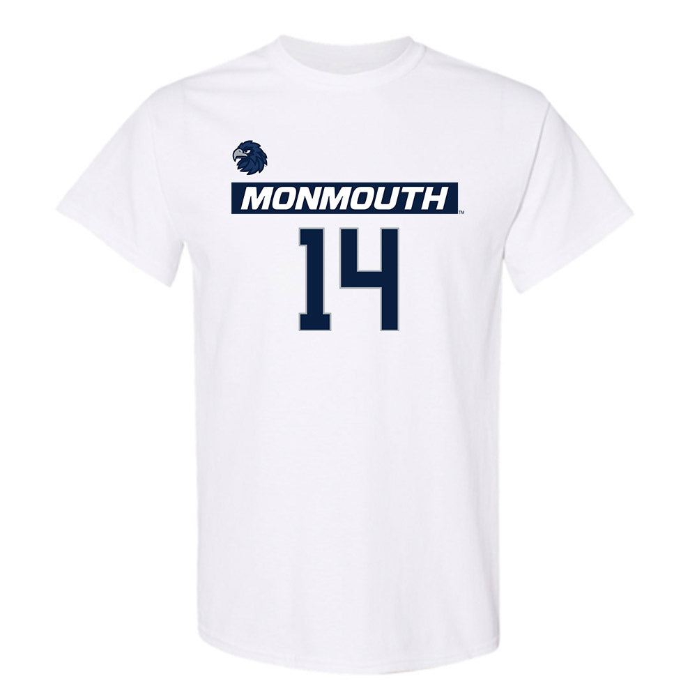 Monmouth - NCAA Men's Lacrosse : Riley Chester - Replica Shersey T-Shirt-0