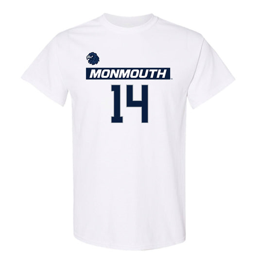 Monmouth - NCAA Men's Lacrosse : Riley Chester - Replica Shersey T-Shirt-0