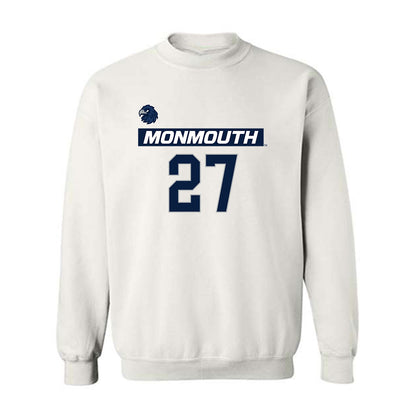 Monmouth - NCAA Men's Lacrosse : Aidan Rupp - Replica Shersey Crewneck Sweatshirt-0