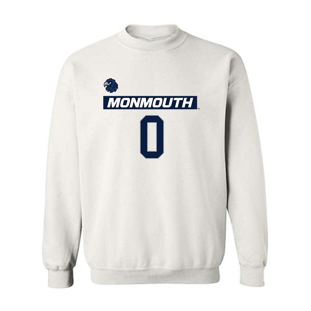 Monmouth - NCAA Men's Lacrosse : Caden Kesselring - Replica Shersey Crewneck Sweatshirt-0