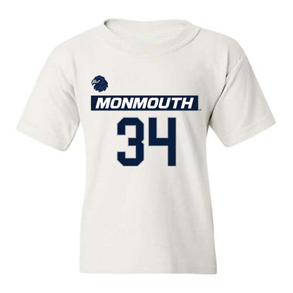 Monmouth - NCAA Men's Lacrosse : Jaeden Jenkins - Replica Shersey Youth T-Shirt-0