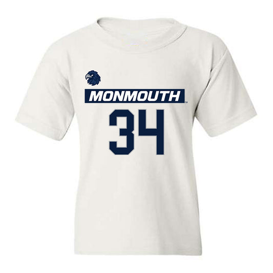 Monmouth - NCAA Men's Lacrosse : Jaeden Jenkins - Replica Shersey Youth T-Shirt-0
