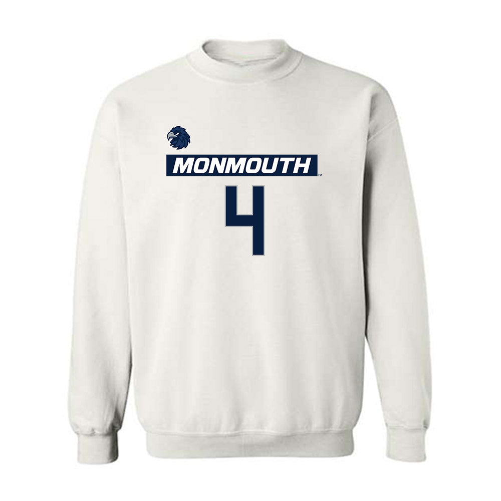 Monmouth - NCAA Men's Lacrosse : Ethan Fisher - Replica Shersey Crewneck Sweatshirt-0