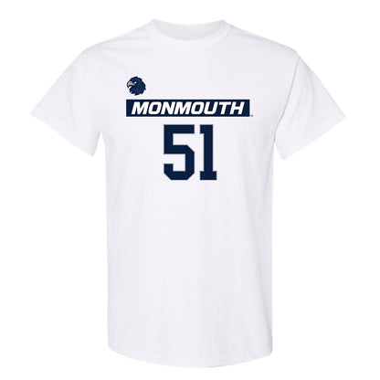 Monmouth - NCAA Men's Lacrosse : Tommy Manley - Replica Shersey T-Shirt-0