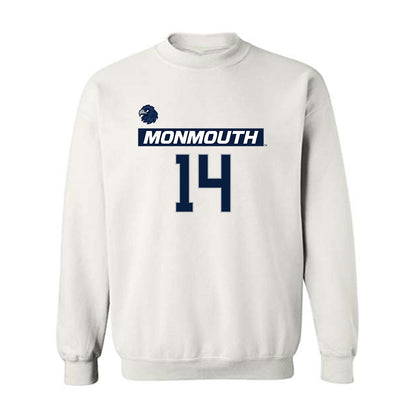 Monmouth - NCAA Men's Lacrosse : Riley Chester - Replica Shersey Crewneck Sweatshirt-0