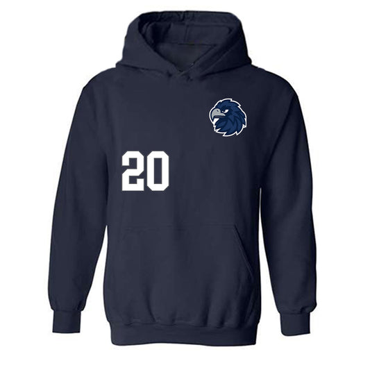 Monmouth - NCAA Softball : Ella Stevinson - Replica Shersey Hooded Sweatshirt-0