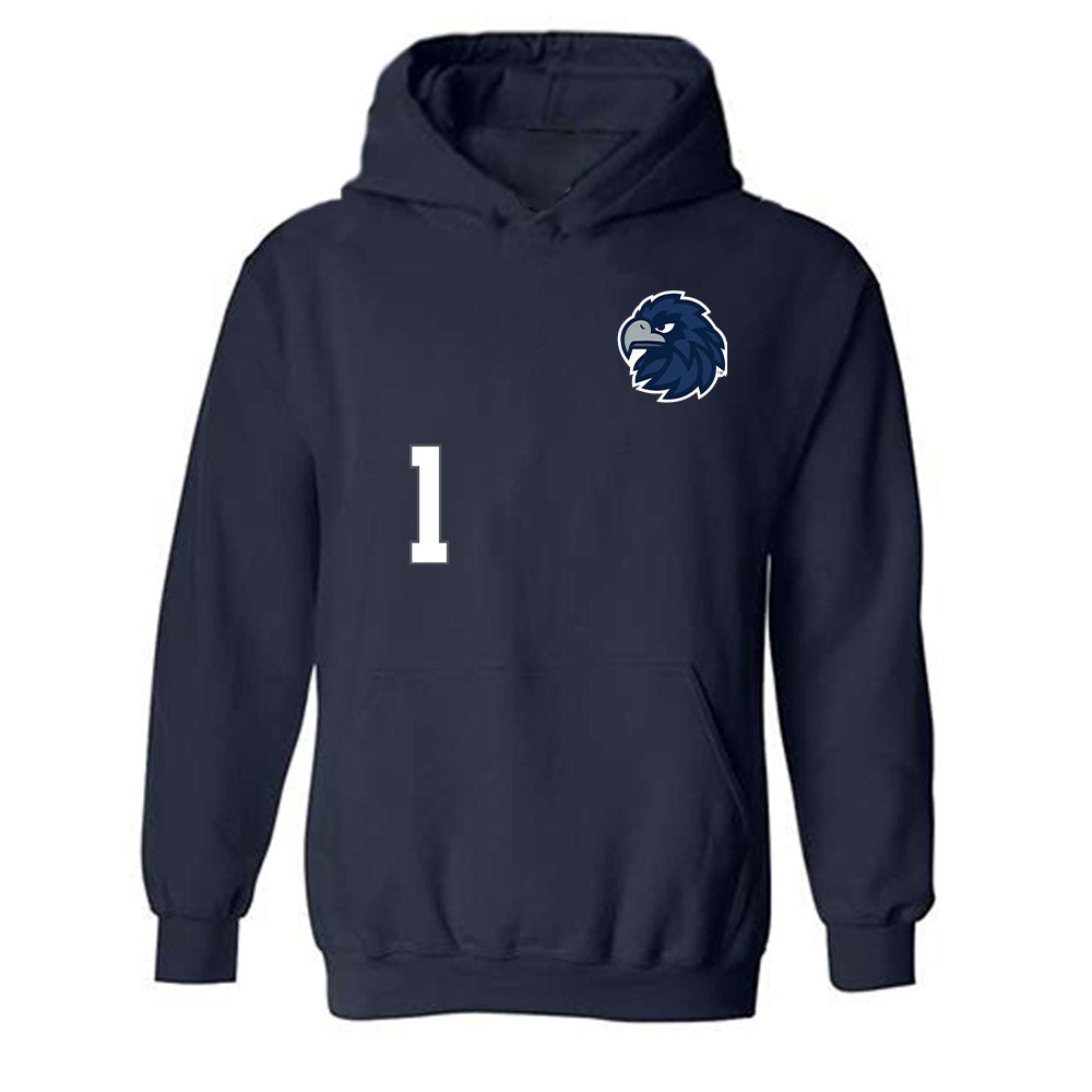 Monmouth - NCAA Softball : Bronwynn Leighty - Replica Shersey Hooded Sweatshirt-0