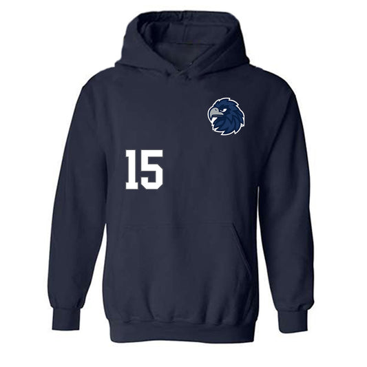 Monmouth - NCAA Softball : Bri Lawson - Replica Shersey Hooded Sweatshirt-0
