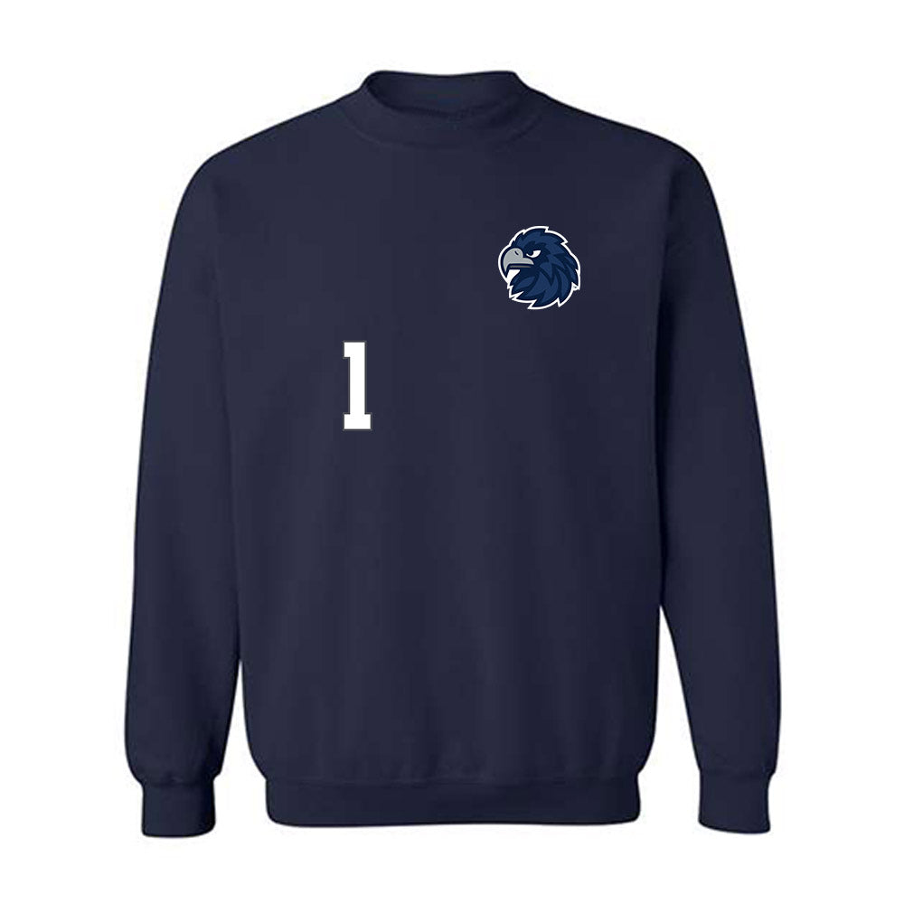 Monmouth - NCAA Softball : Bronwynn Leighty - Replica Shersey Crewneck Sweatshirt-0