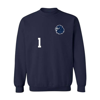 Monmouth - NCAA Softball : Bronwynn Leighty - Replica Shersey Crewneck Sweatshirt-0