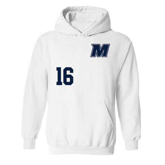 Monmouth - NCAA Softball : Alissa Eimont - Replica Shersey Hooded Sweatshirt-0