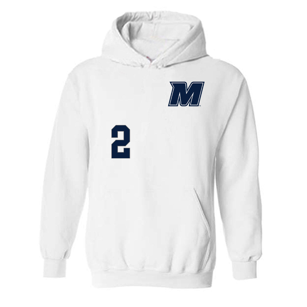Monmouth - NCAA Softball : Gianna Stern - Replica Shersey Hooded Sweatshirt