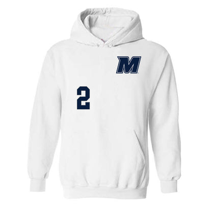 Monmouth - NCAA Softball : Gianna Stern - Replica Shersey Hooded Sweatshirt