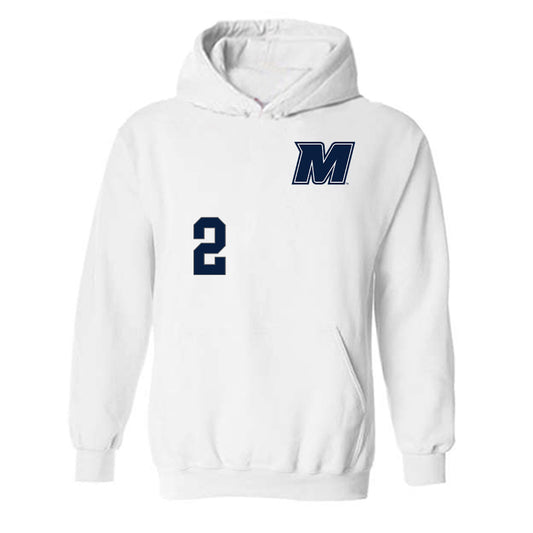 Monmouth - NCAA Softball : Gianna Stern - Replica Shersey Hooded Sweatshirt
