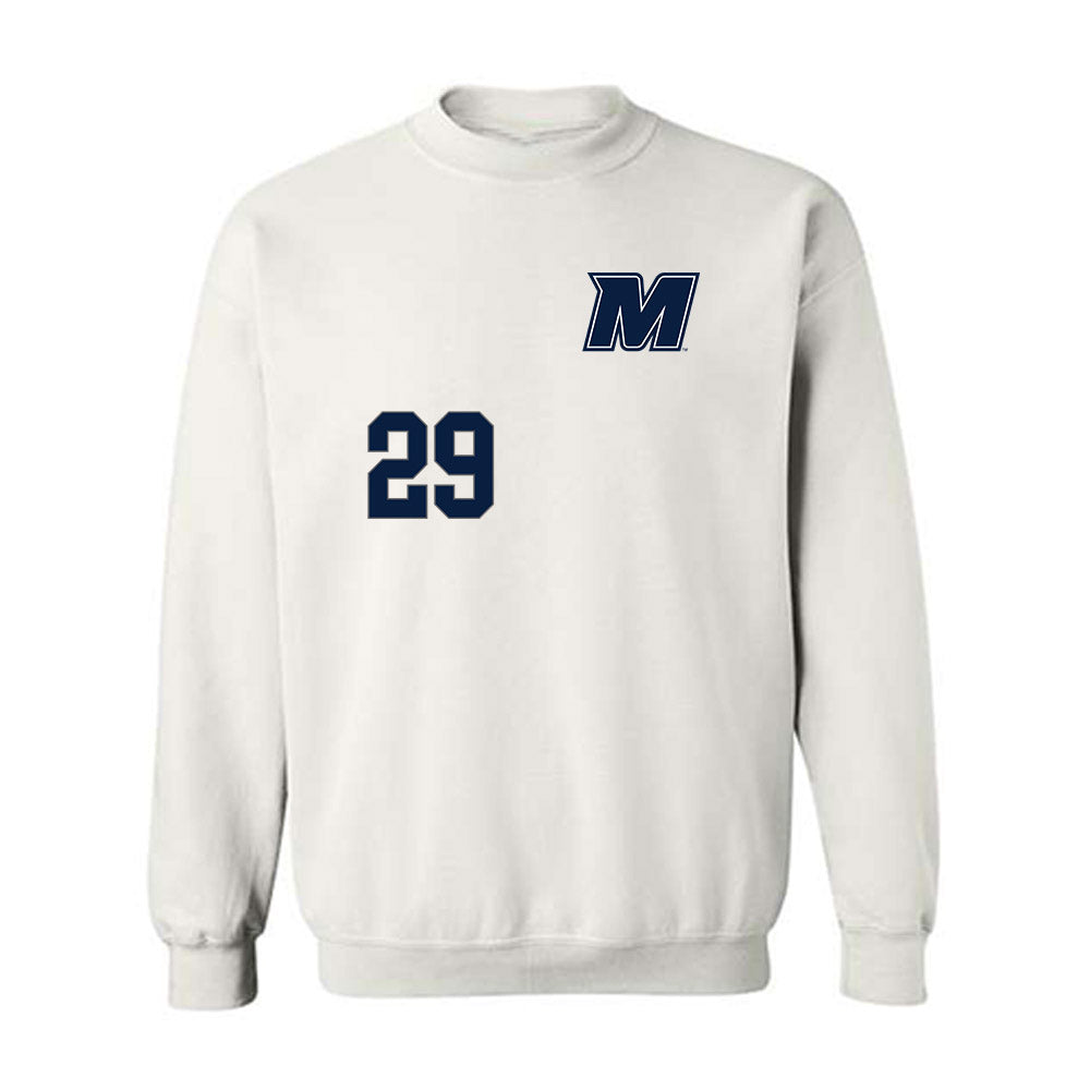 Monmouth - NCAA Softball : Carah Sumpter - Replica Shersey Crewneck Sweatshirt-0