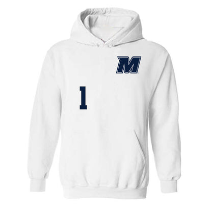 Monmouth - NCAA Softball : Bronwynn Leighty - Replica Shersey Hooded Sweatshirt-0