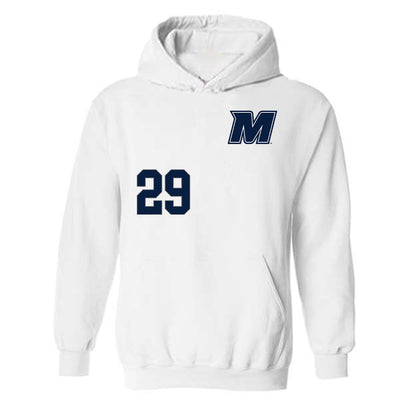 Monmouth - NCAA Softball : Carah Sumpter - Replica Shersey Hooded Sweatshirt-0