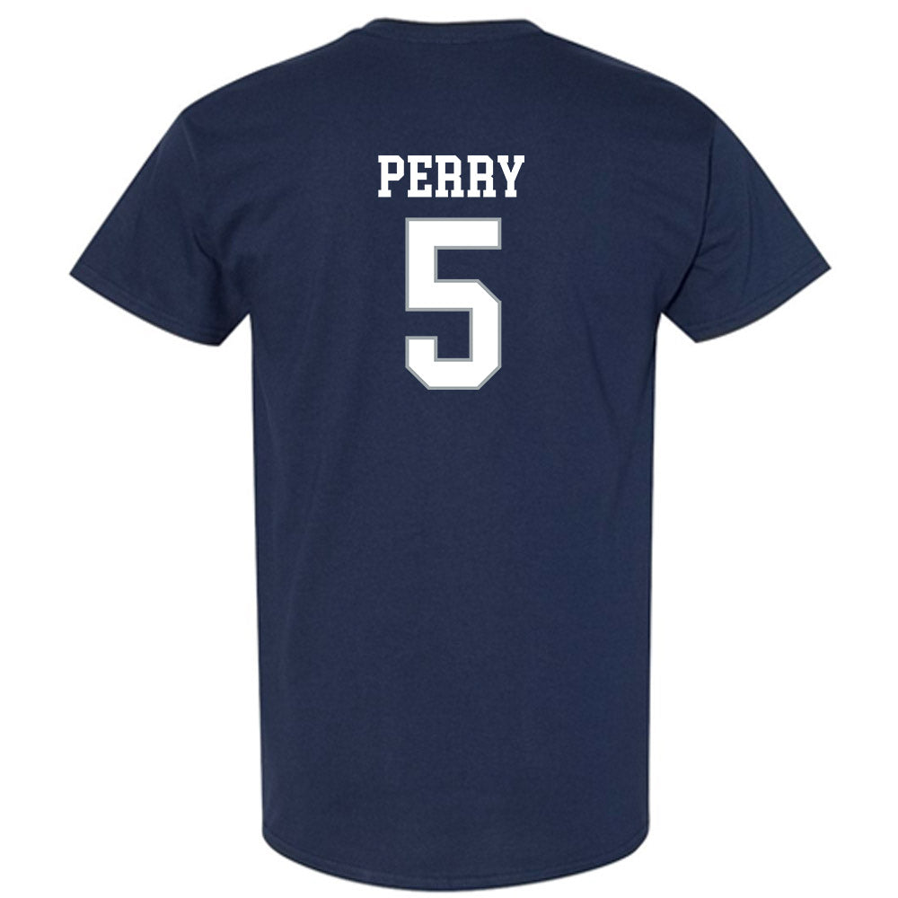 Monmouth - Monmouth University - NCAA Mens Basketball : Dylan Perry - Monmouth - NCAA Men's Basketball : Dylan Perry - Replica Shersey T-Shirt T-Shirt-1