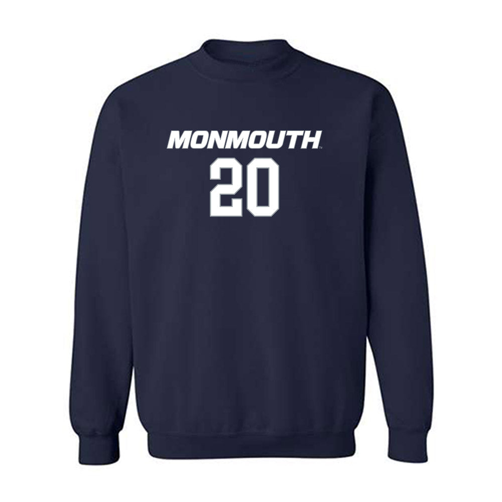 Monmouth - NCAA Men's Basketball : Zubayr Griffin - Replica Shersey Crewneck Sweatshirt-0