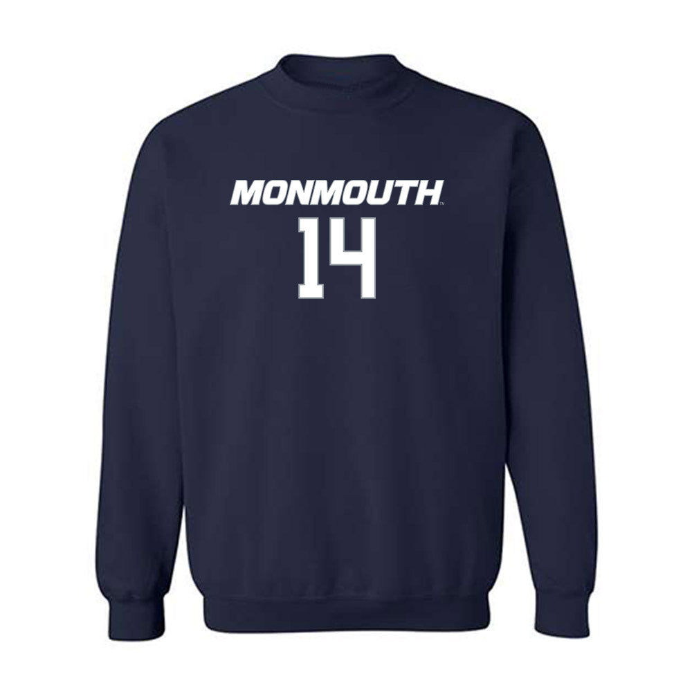 Monmouth - NCAA Women's Basketball : Kellyn Preira - Replica Shersey Crewneck Sweatshirt-0