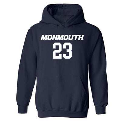 Monmouth - NCAA Women's Basketball : Lexi Carnegie - Replica Shersey Hooded Sweatshirt-0