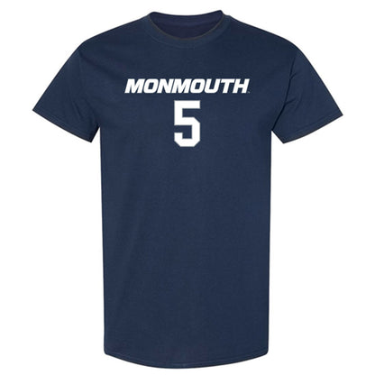 Monmouth - Monmouth University - NCAA Mens Basketball : Dylan Perry - Monmouth - NCAA Men's Basketball : Dylan Perry - Replica Shersey T-Shirt T-Shirt-0