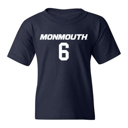 Monmouth - NCAA Women's Basketball : Kathy Kersaint - Replica Shersey Youth T-Shirt-0