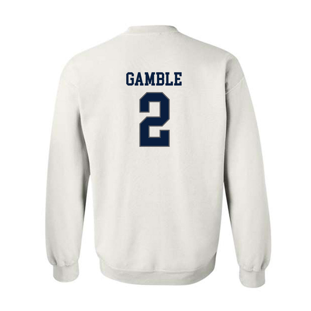 Monmouth - NCAA Women's Basketball : Gissel Gamble - Replica Shersey Crewneck Sweatshirt-1