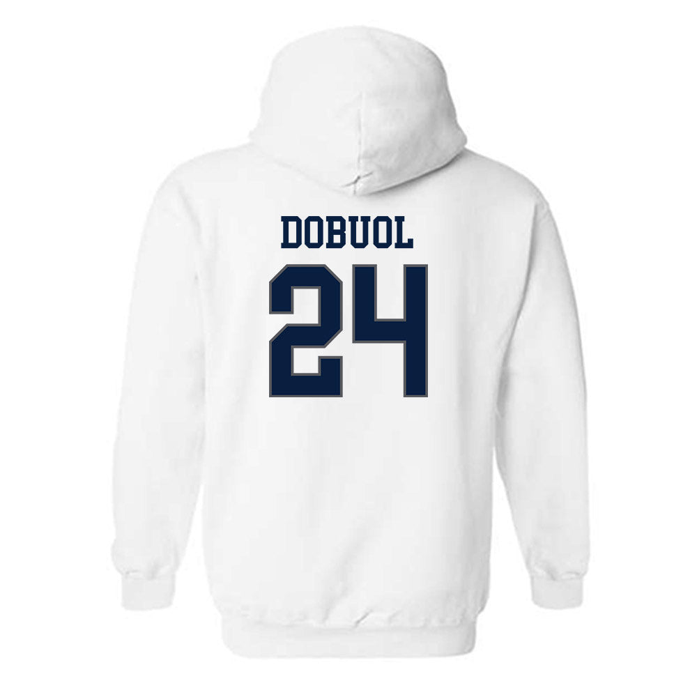Monmouth - NCAA Men's Basketball : Jinup Dobuol - Replica Shersey Hooded Sweatshirt-1