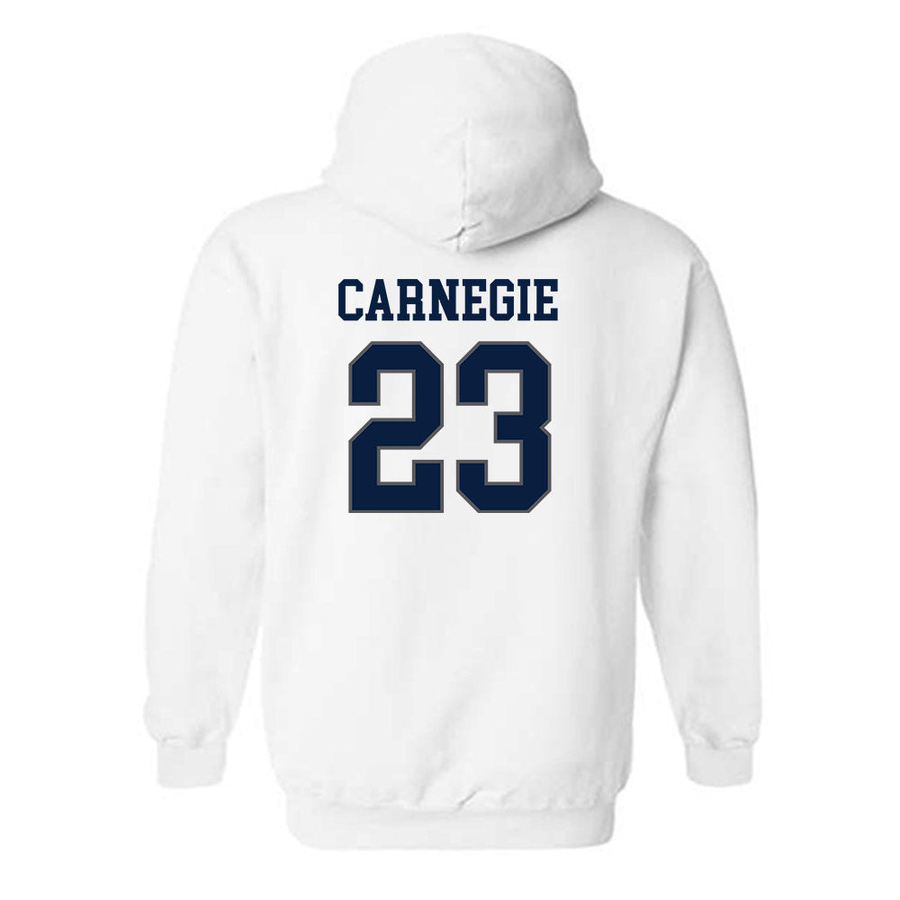Monmouth - NCAA Women's Basketball : Lexi Carnegie - Replica Shersey Hooded Sweatshirt-1