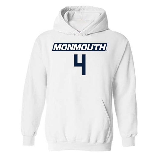 Monmouth - NCAA Women's Basketball : Kalina Krupnikovic - Replica Shersey Hooded Sweatshirt-0