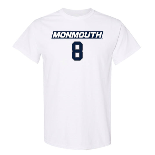 Monmouth - NCAA Men's Basketball : OMarion Harvey - Replica Shersey T-Shirt-0