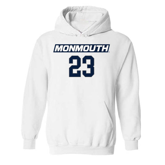 Monmouth - NCAA Women's Basketball : Lexi Carnegie - Replica Shersey Hooded Sweatshirt-0