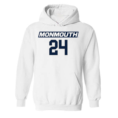 Monmouth - NCAA Men's Basketball : Jinup Dobuol - Replica Shersey Hooded Sweatshirt-0