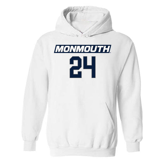Monmouth - NCAA Men's Basketball : Jinup Dobuol - Replica Shersey Hooded Sweatshirt-0
