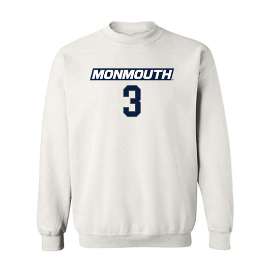 Monmouth - NCAA Men's Basketball : Torrey Brooks Jr - Replica Shersey Crewneck Sweatshirt-0