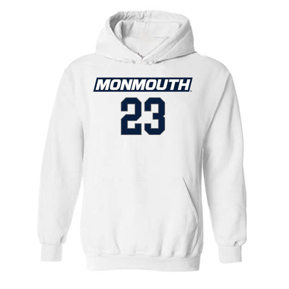 Monmouth - NCAA Women's Basketball : Lexi Carnegie - Replica Shersey Hooded Sweatshirt-0