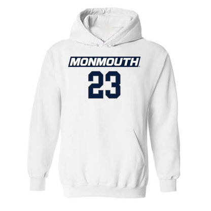 Monmouth - NCAA Women's Basketball : Lexi Carnegie - Replica Shersey Hooded Sweatshirt-0