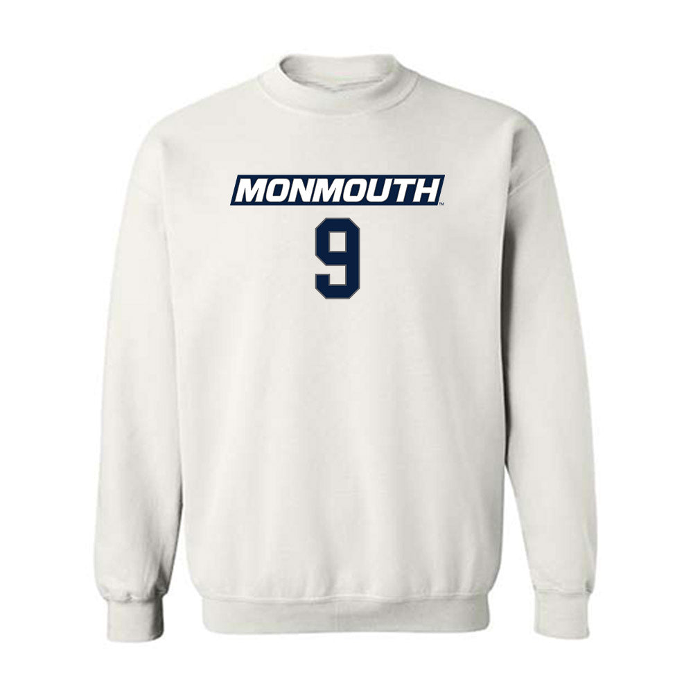 Monmouth - NCAA Women's Basketball : Claudia Xaudaro - Replica Shersey Crewneck Sweatshirt-0
