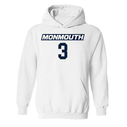 Monmouth - NCAA Men's Basketball : Torrey Brooks Jr - Replica Shersey Hooded Sweatshirt-0
