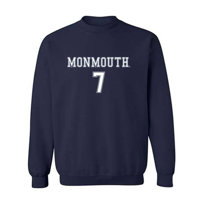 Monmouth - NCAA Women's Soccer : Marie Bogue - Replica Shersey Crewneck Sweatshirt-0