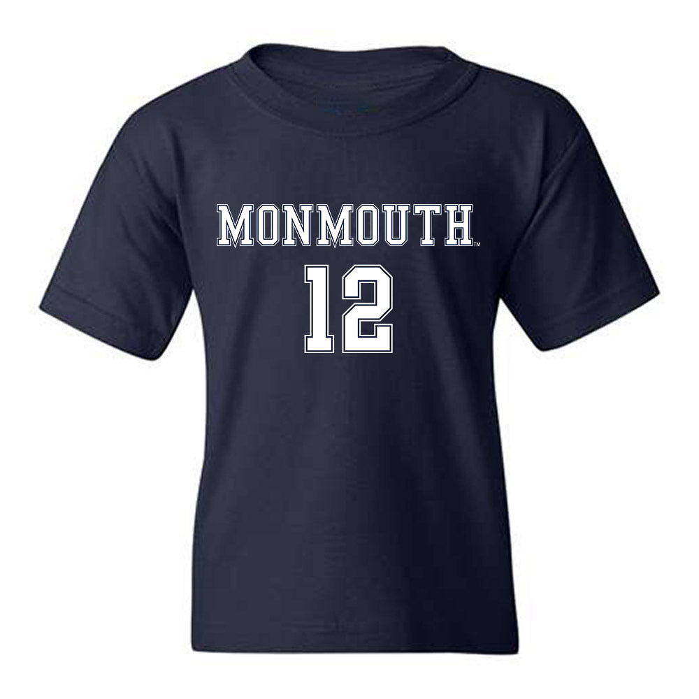 Monmouth - NCAA Women's Soccer : Evangeline Perdomo - Replica Shersey Youth T-Shirt-0