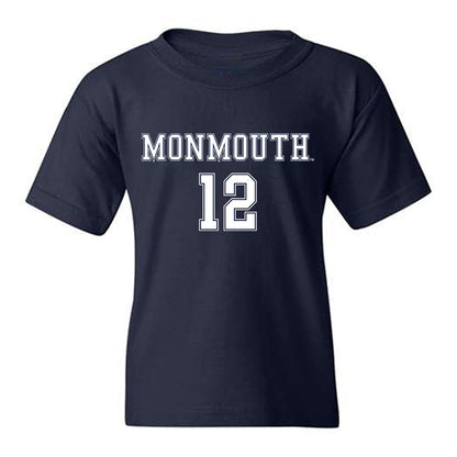 Monmouth - NCAA Women's Soccer : Evangeline Perdomo - Replica Shersey Youth T-Shirt-0