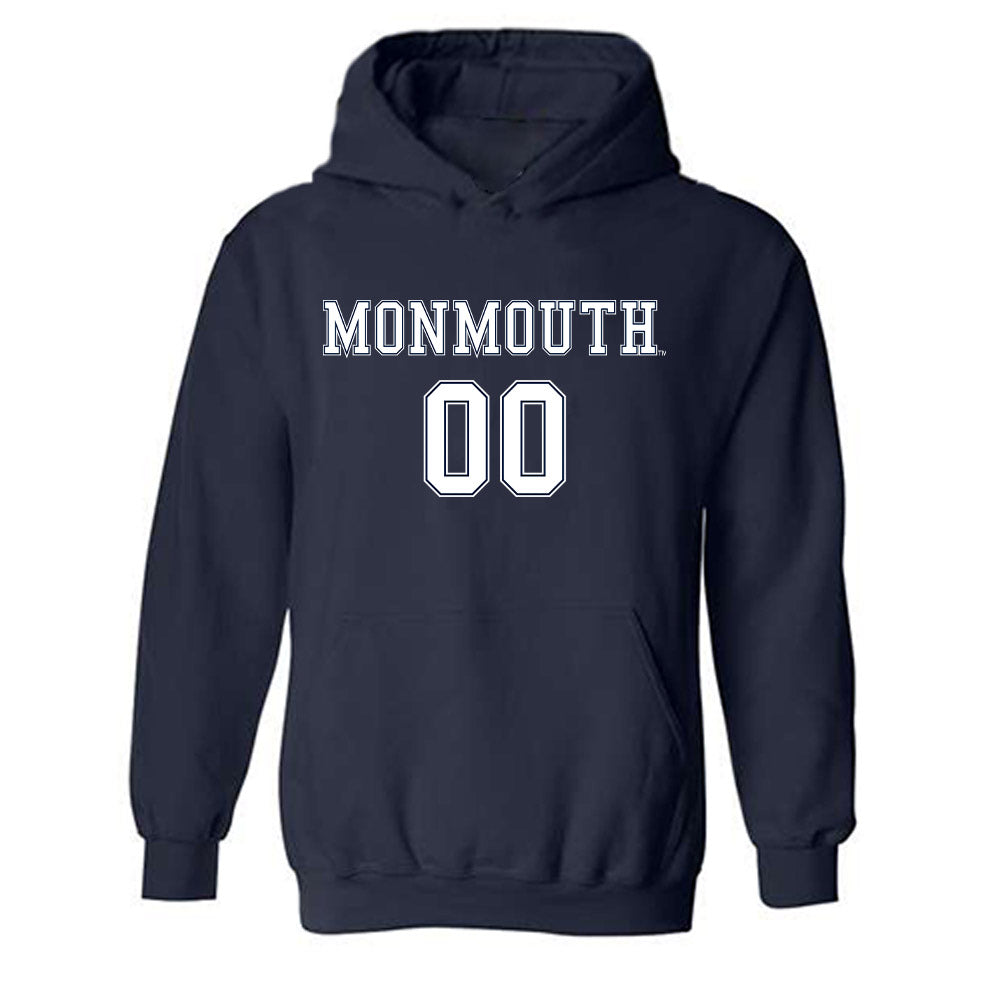 Monmouth - NCAA Women's Soccer : Ava Bjorndahl - Replica Shersey Hooded Sweatshirt-0