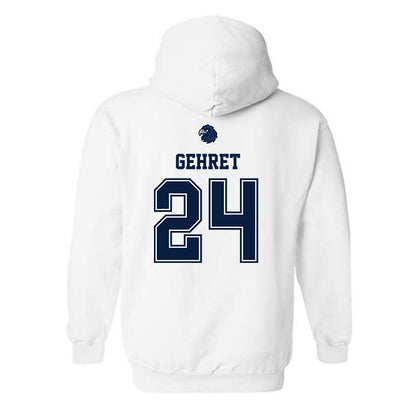 Monmouth - NCAA Women's Soccer : Loren Gehret - Replica Shersey Hooded Sweatshirt-1