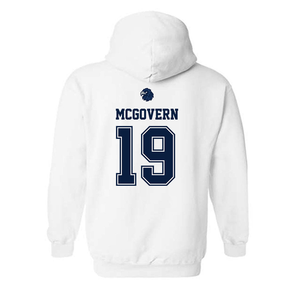 Monmouth - NCAA Women's Soccer : Natalie McGovern - Replica Shersey Hooded Sweatshirt-1