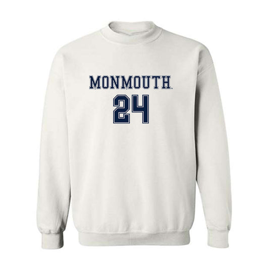 Monmouth - NCAA Women's Soccer : Loren Gehret - Replica Shersey Crewneck Sweatshirt-0